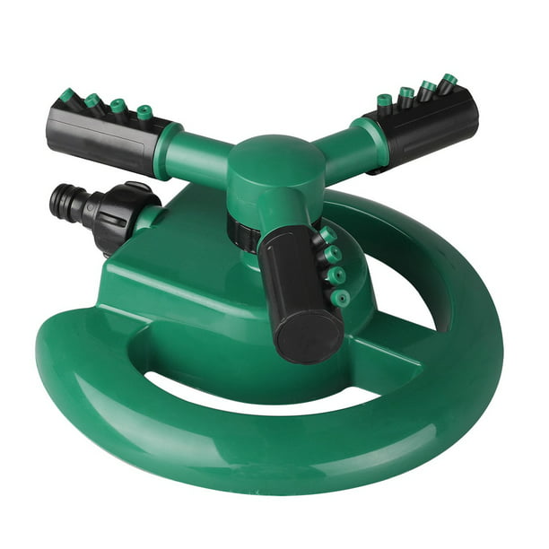 Lawn Sprinkler,Automatic 360 Rotating Garden Water Sprinklers Lawn Adjustable 3